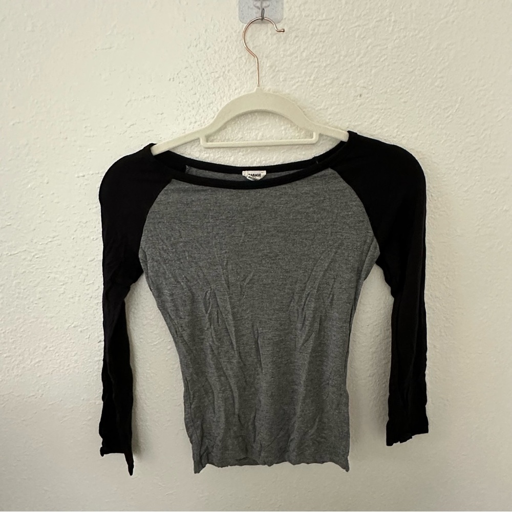 Garage Gray and Black Long Sleeve Tee - XSP